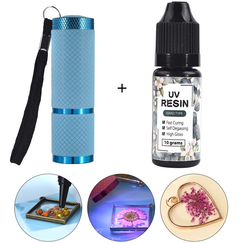 Epoxy Uv Resin Kit - 10G 25G Harde Uv Hars Diy
