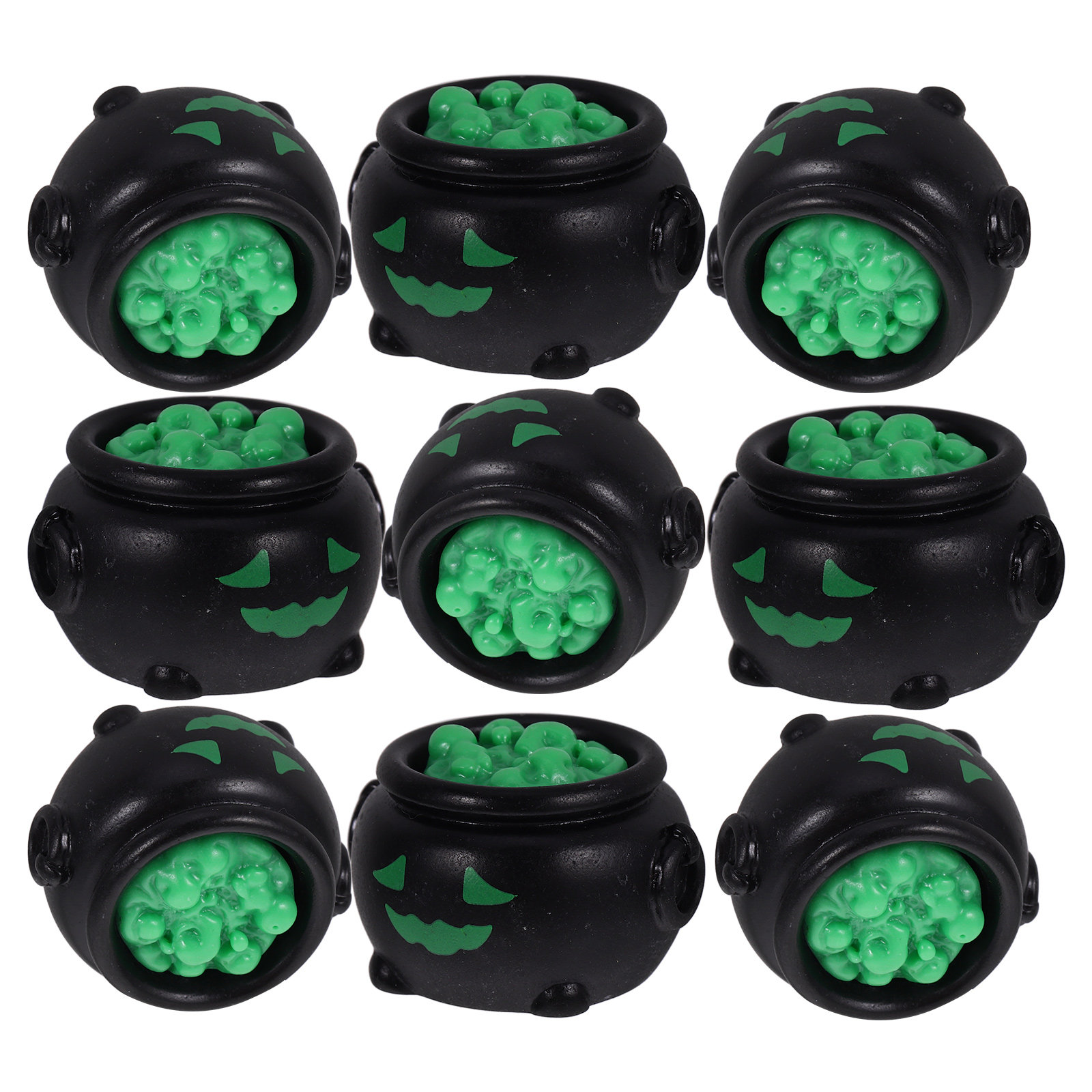 Crafting Resin - 10 stuks miniatuur heksenketel Halloween decoraties