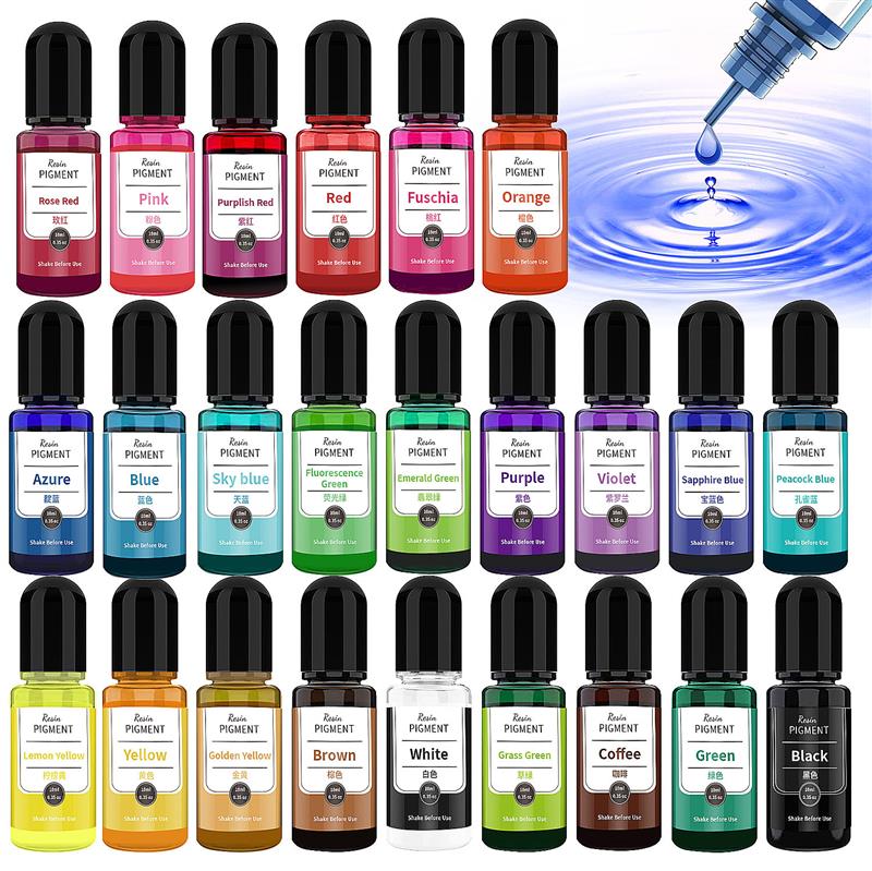 Resin Dye Alcohol - 24 Kleur Kunst Inkt Alcohol Hars