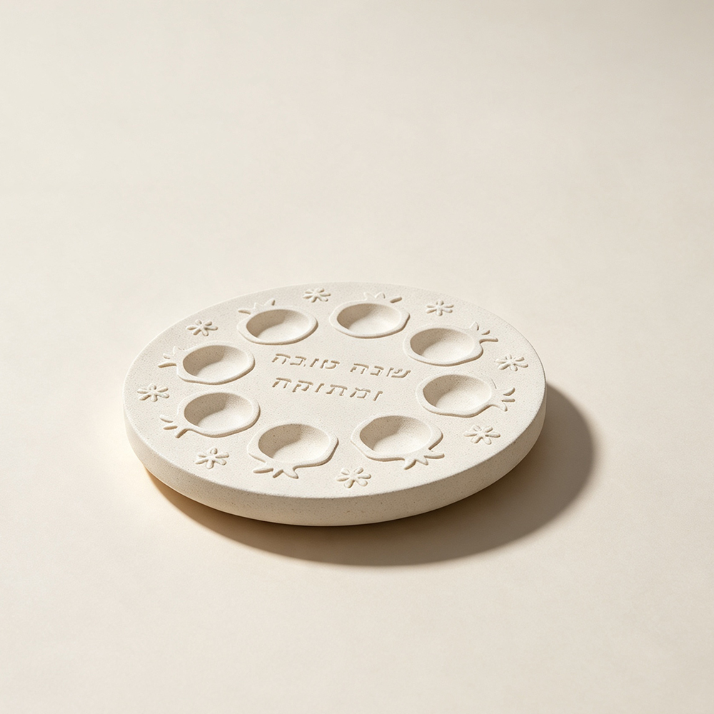 8-delige Rosh Hashana granaata - Serving Tray Mold recensie en prijs