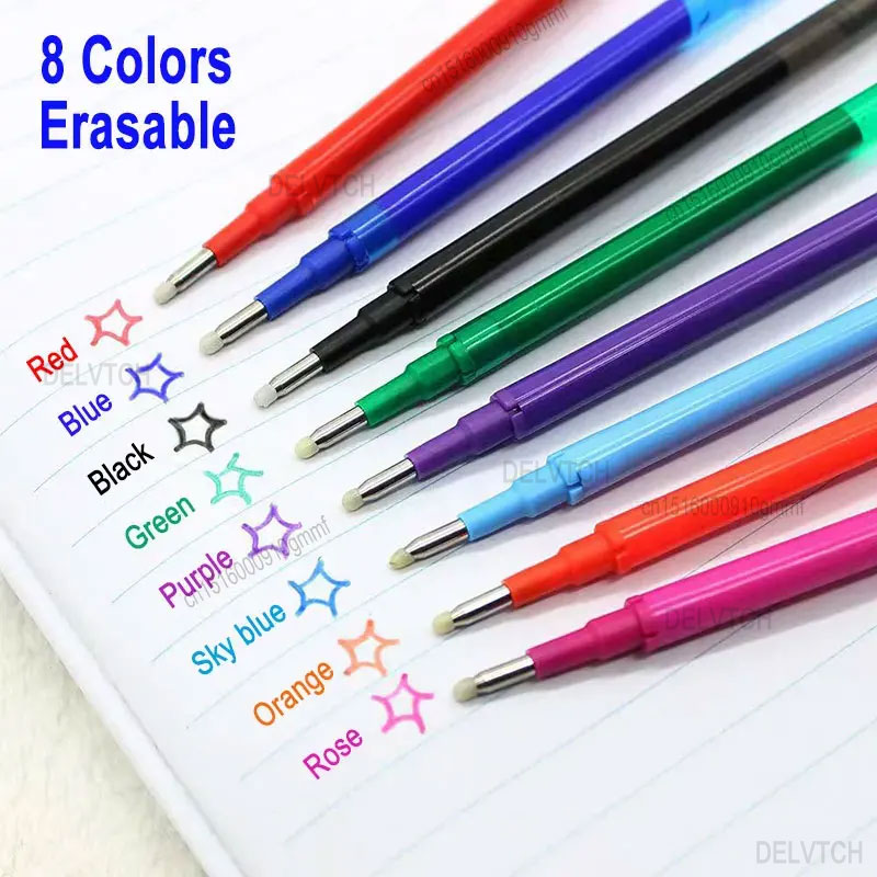 8 stks/set 0.7mm Uitwisbare Ge - Pilot Pen Frixion recensie en prijs