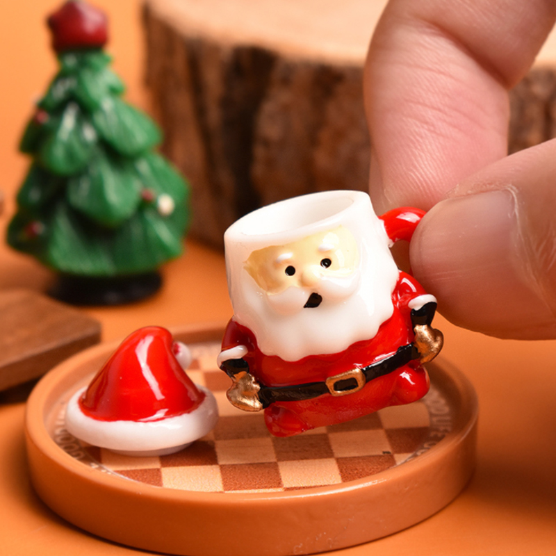Mini Santa Theekopje Ornament  - Crafting Resin recensie en prijs