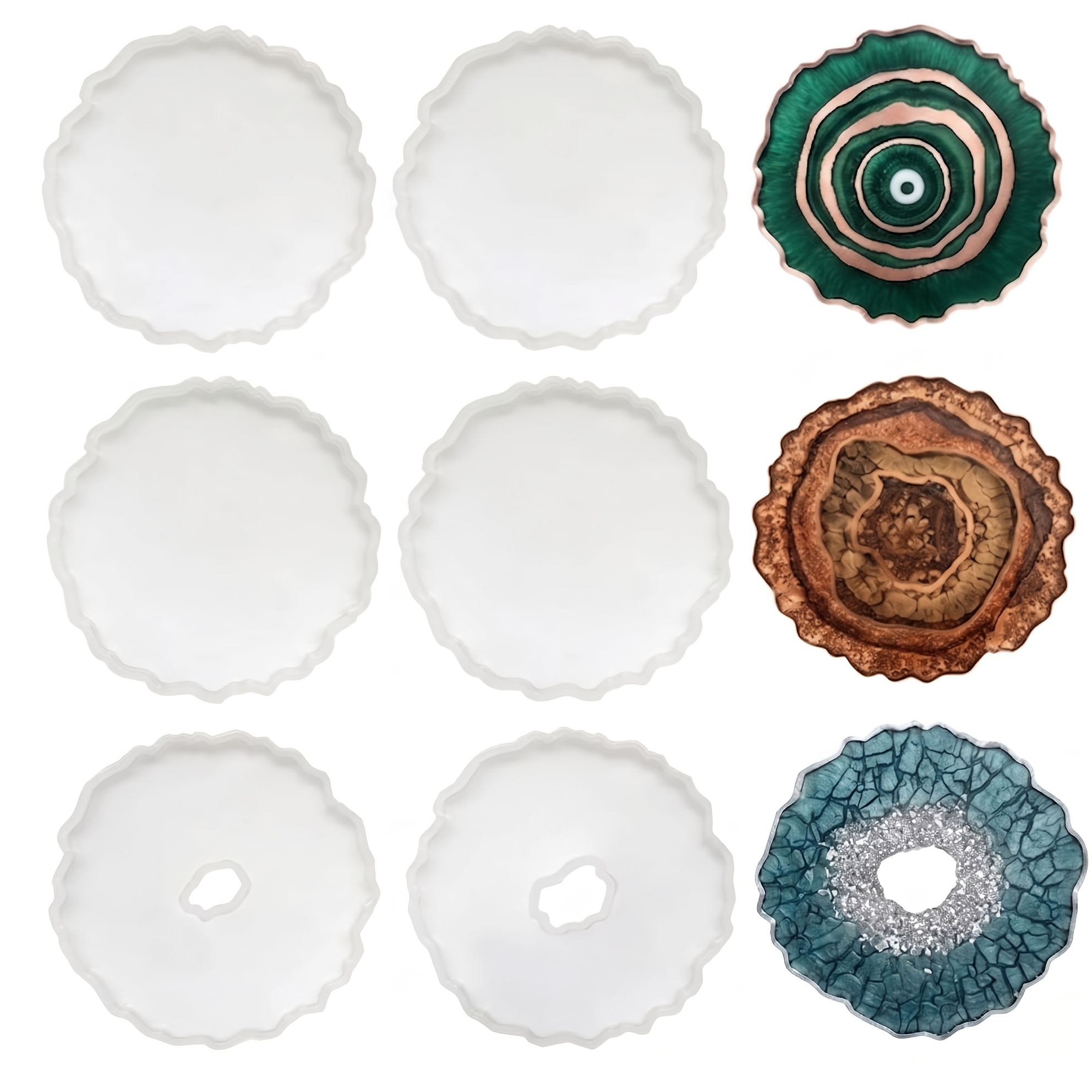 6 stuks onregelmatige agaat ge - Geode Mold Silicone recensie en prijs